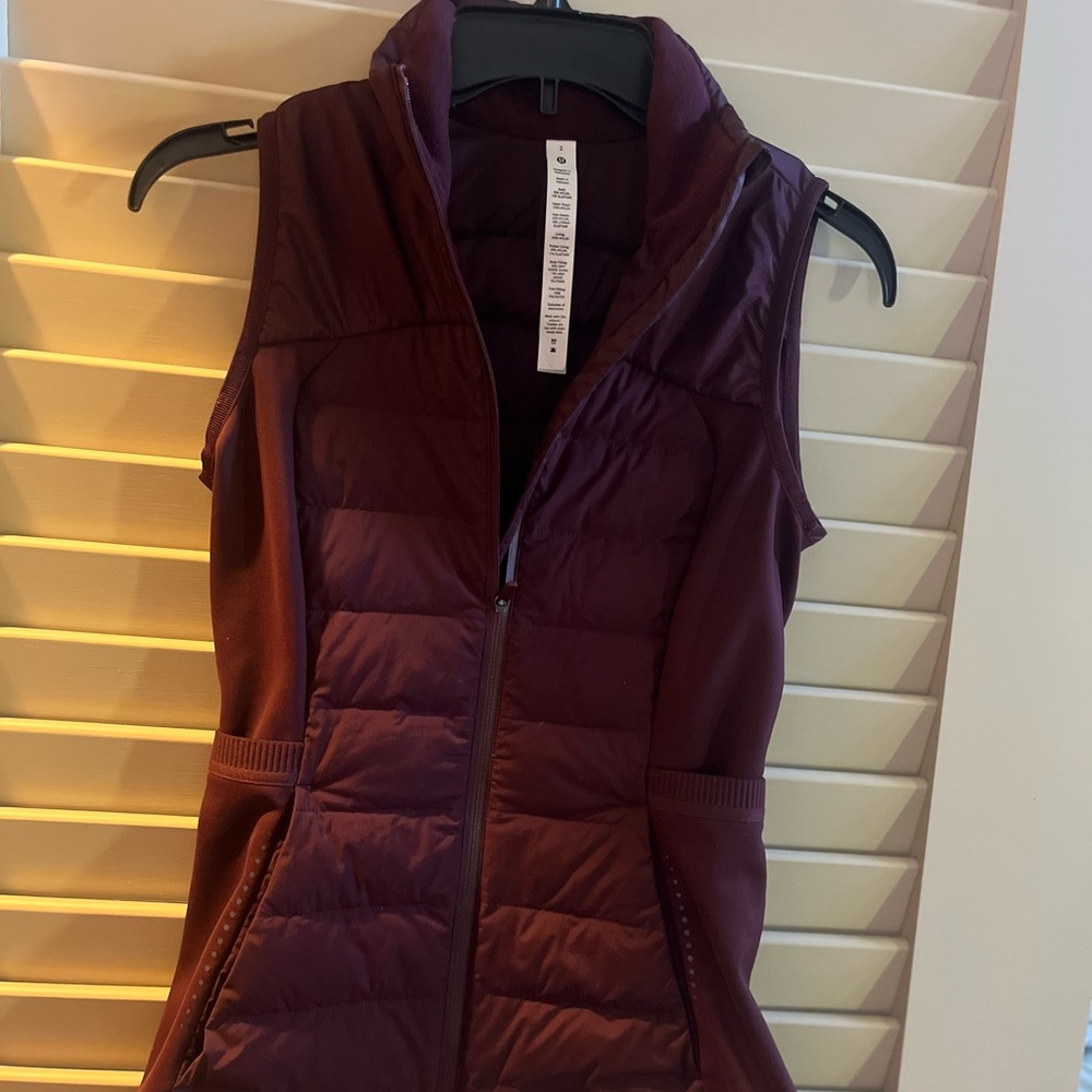 Lululemon Athletica Deep Burgundy Women's Vest